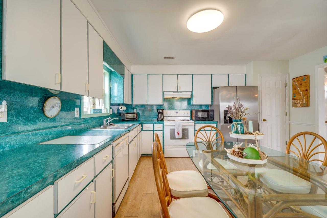 Topsail Beach Vacation Rental Steps To Shore! 외부 사진