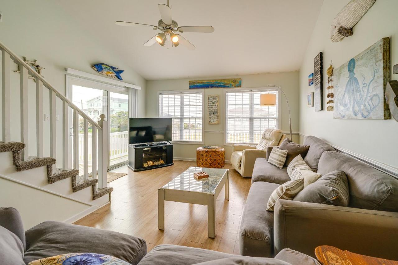 Topsail Beach Vacation Rental Steps To Shore! 외부 사진